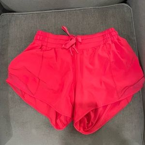 Lululemon hotty hot shorts 4 inch inseam